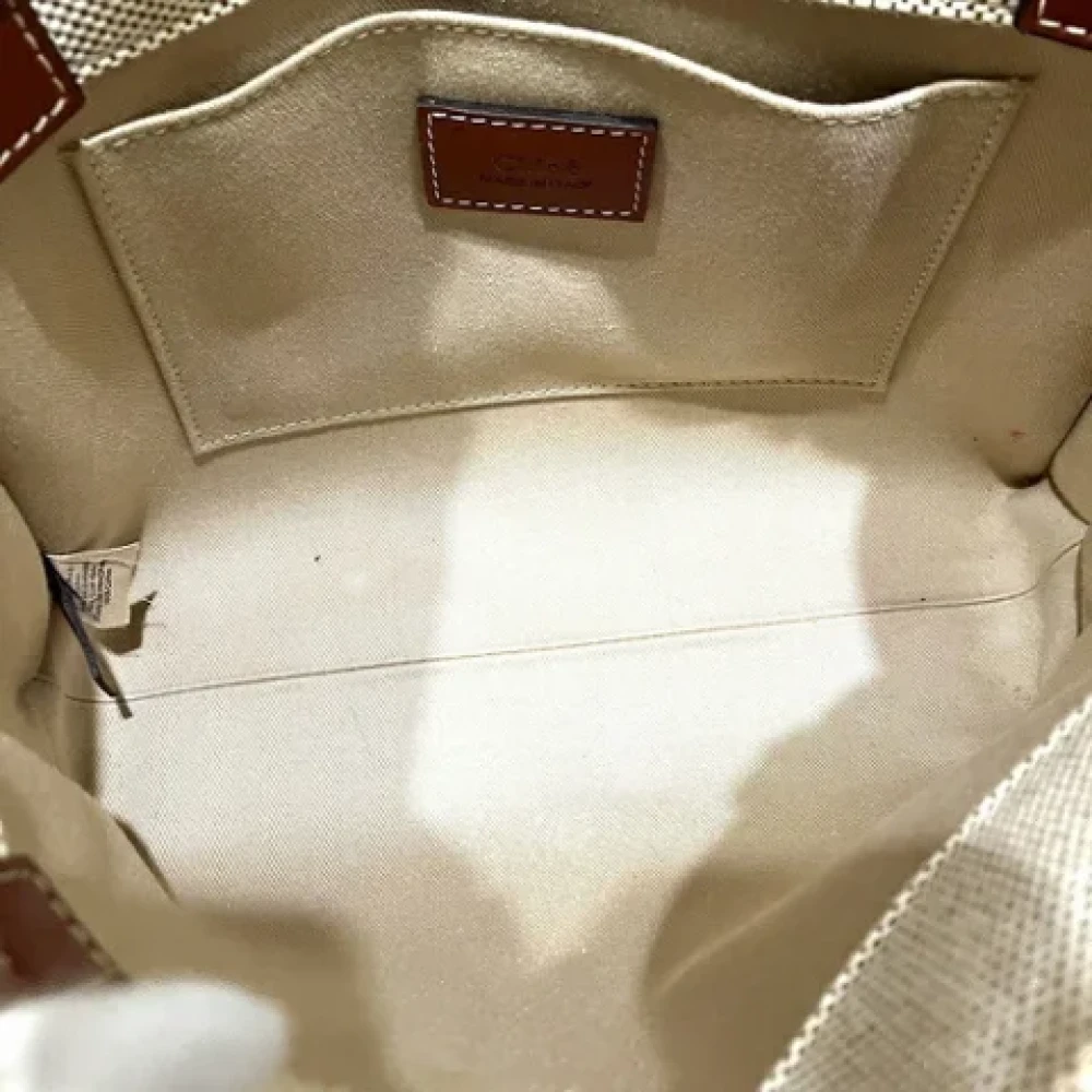 Chloé Pre-owned Canvas handbags Brown Dames