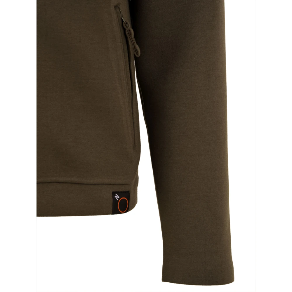 Aspesi Militaire Stijl Trui Brown Heren