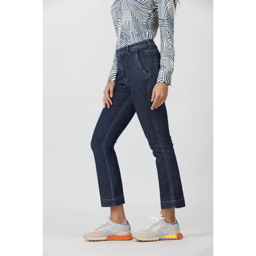 Re-Hash Monica-Z Broek Blue Dames