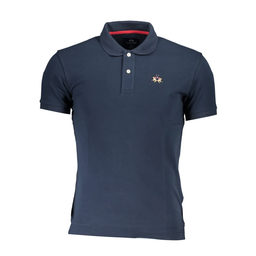 La Martina Men's Blue Polo Shirts, 2XL, Clothing