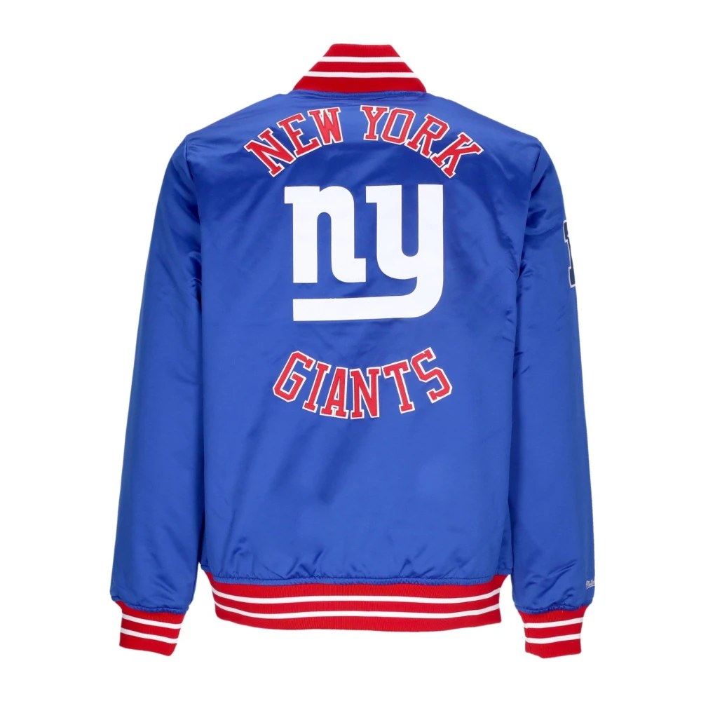 Mitchell & Ness New York Giants Bomberjack NFL Teamkleuren Blue Heren