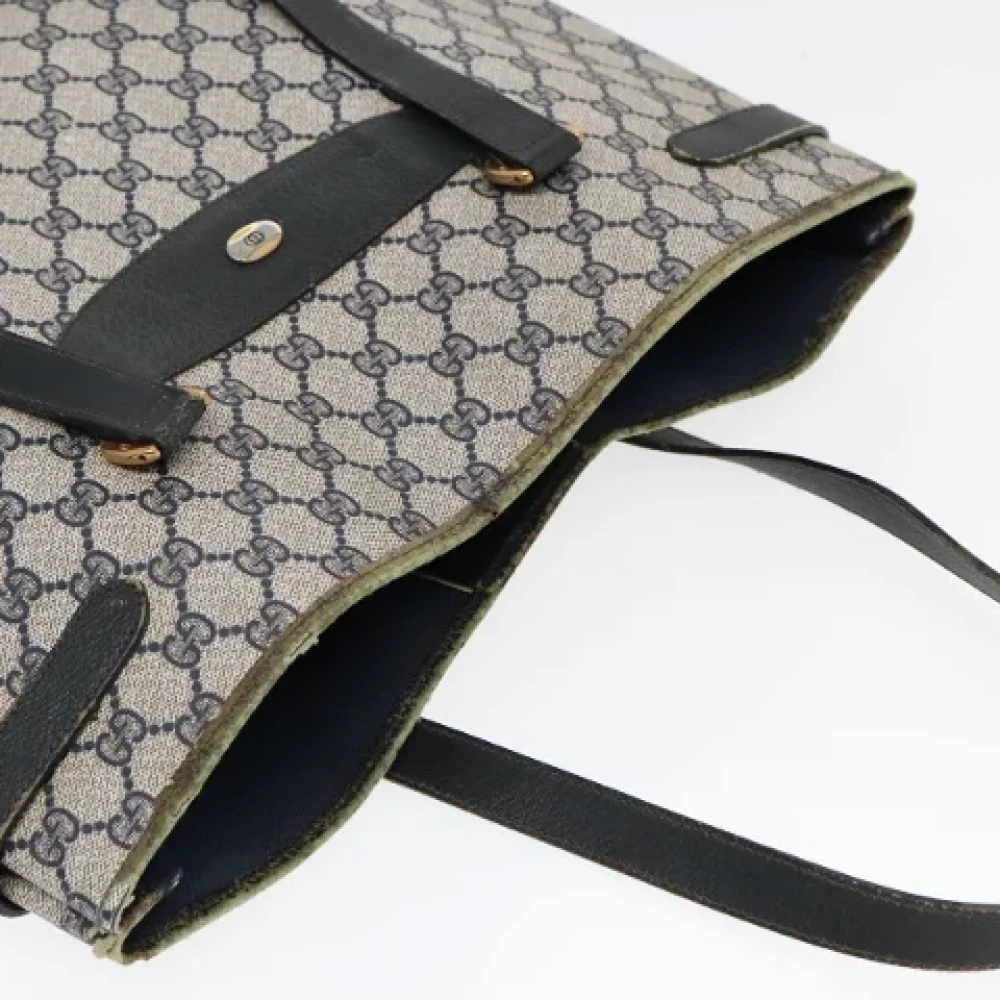 Gucci Vintage Pre-owned Leather totes Blue Dames