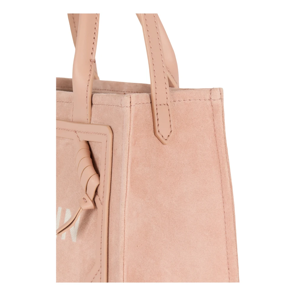 Balmain Kleine suède B-Army tote bag Pink Dames