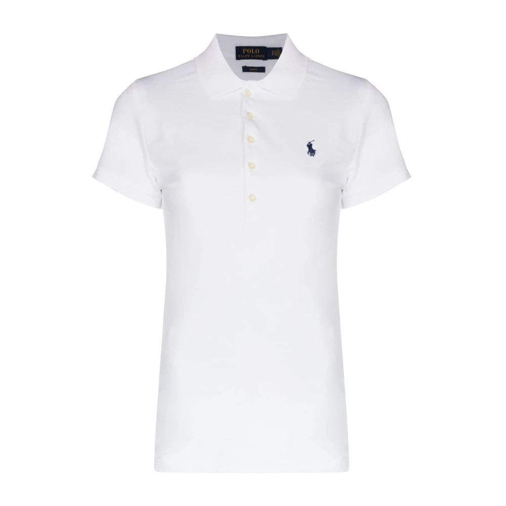 Ralph Lauren Witte Polo T-shirt Damesmode White Dames