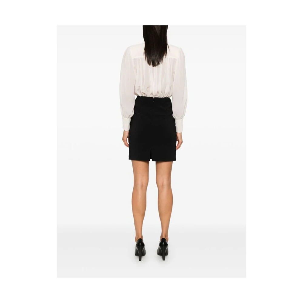 Elisabetta Franchi Diepe V-hals Geplooide Jurk Multicolor Dames
