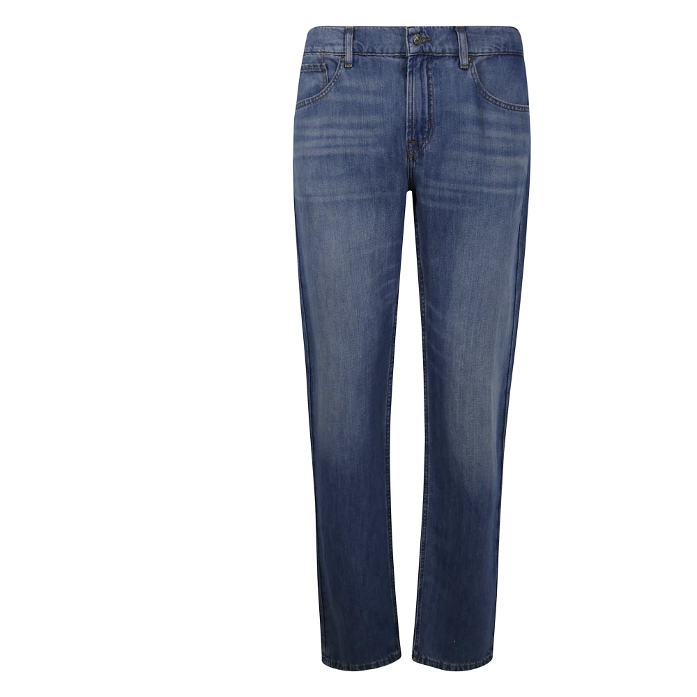 7 For All Mankind Klassieke Denim Straight Jeans Blue Heren