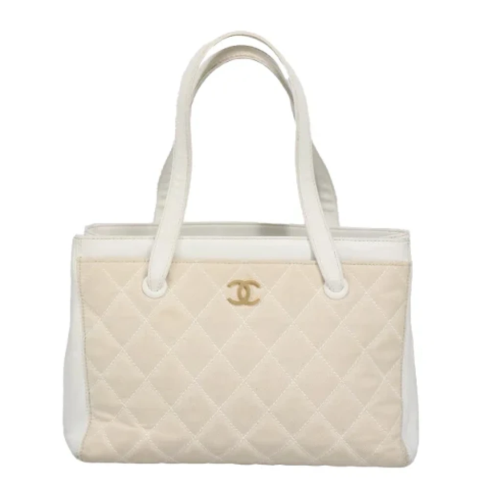 Chanel Vintage Pre-owned Canvas totes Yellow Dames