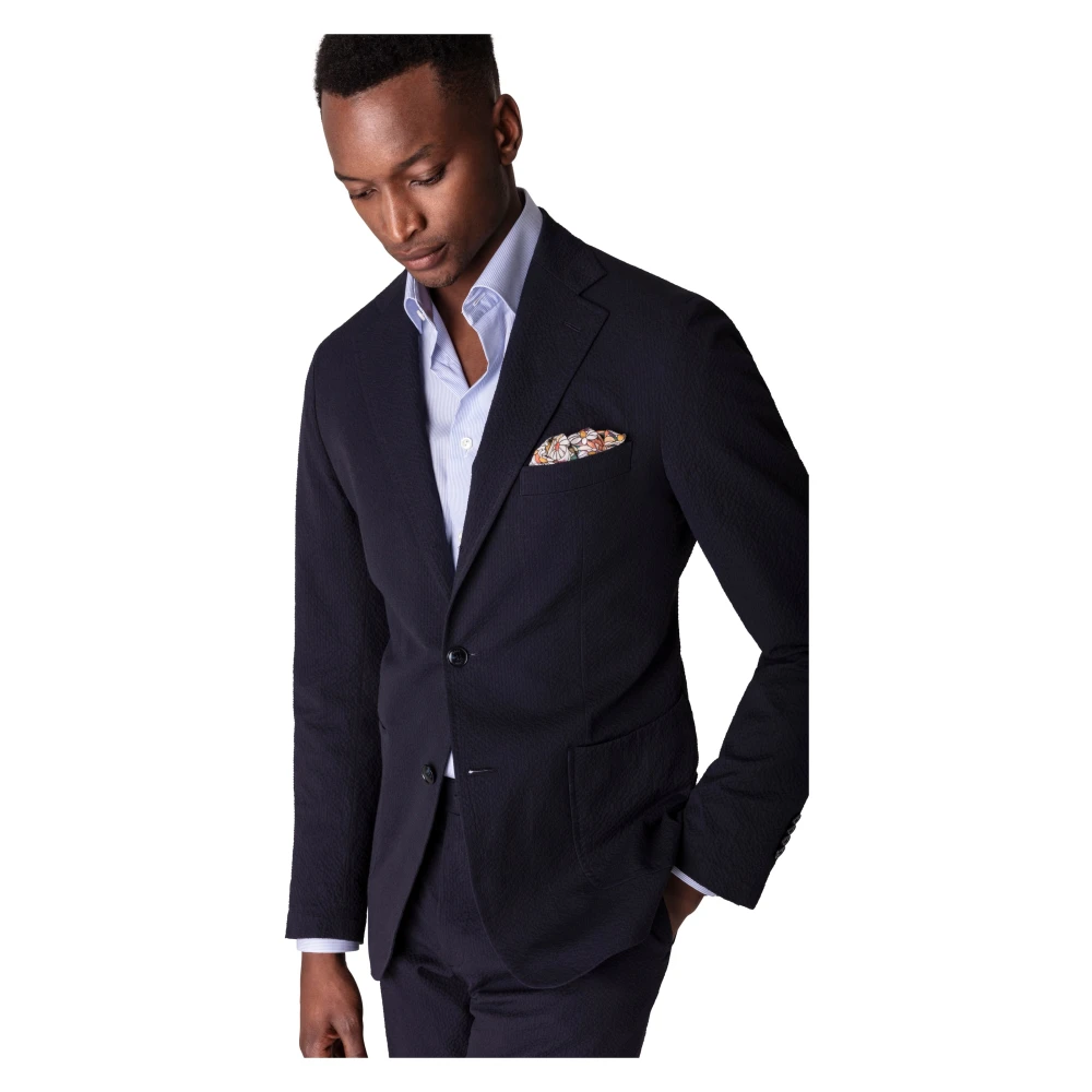 Eton Formele shirts Blue Heren