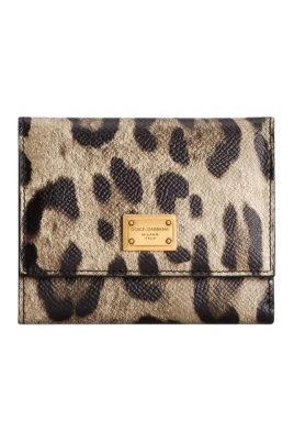 Leopardmönstrad Dauphine Plånbok