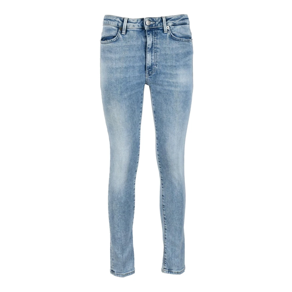 Dondup Stijlvolle Iris Jeans met ritssluiting Blue Dames