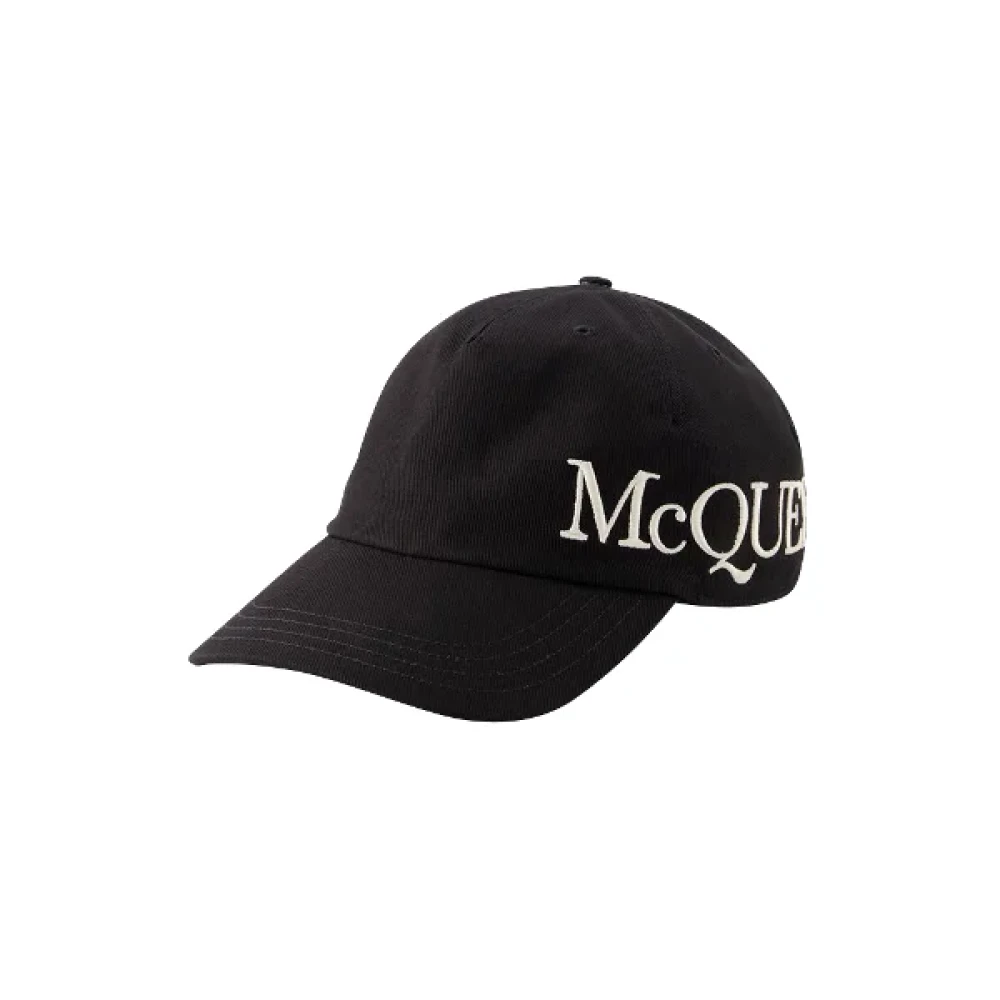 Alexander mcqueen Cotton hats Black Dames