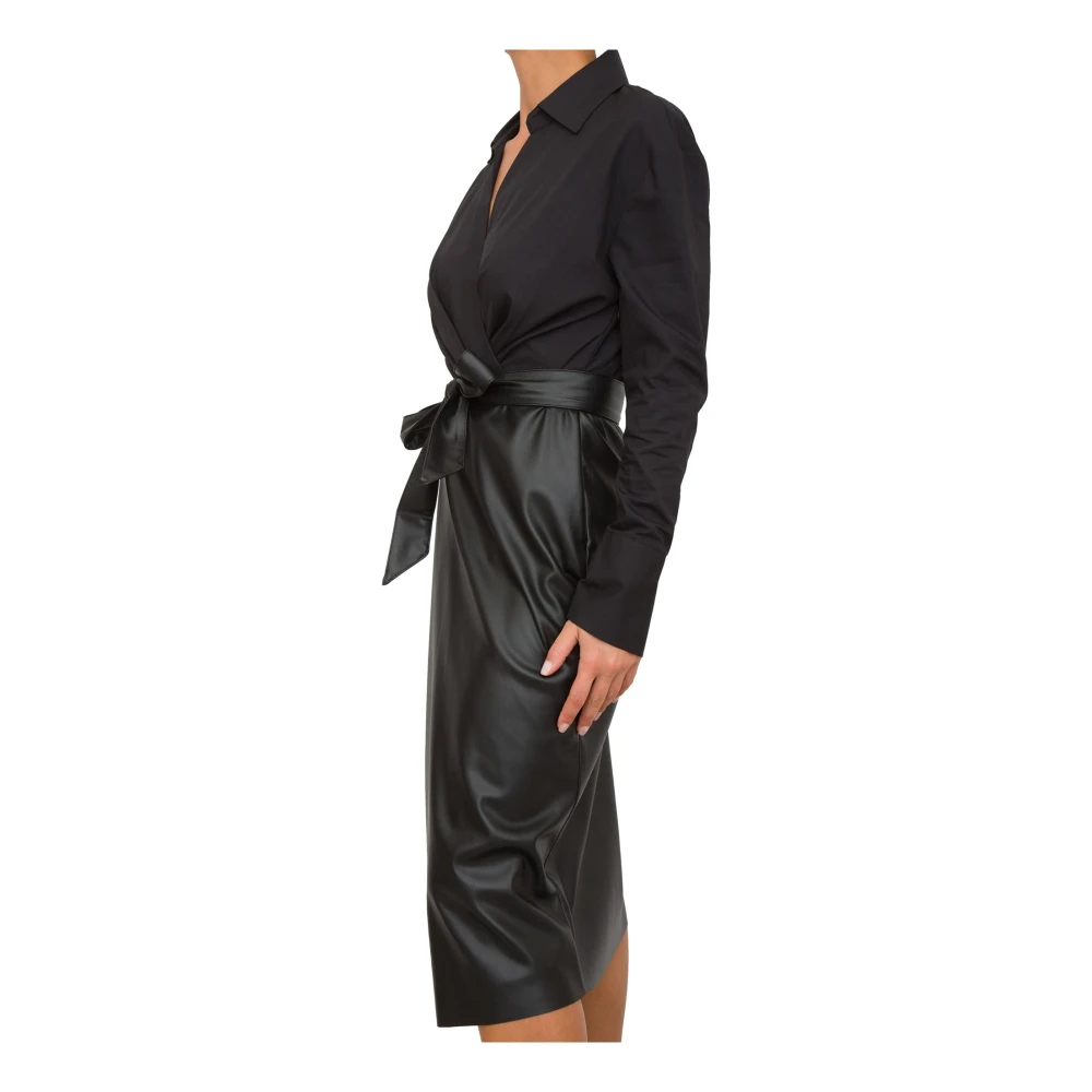 Twinset Zwarte Jurk Black Dames