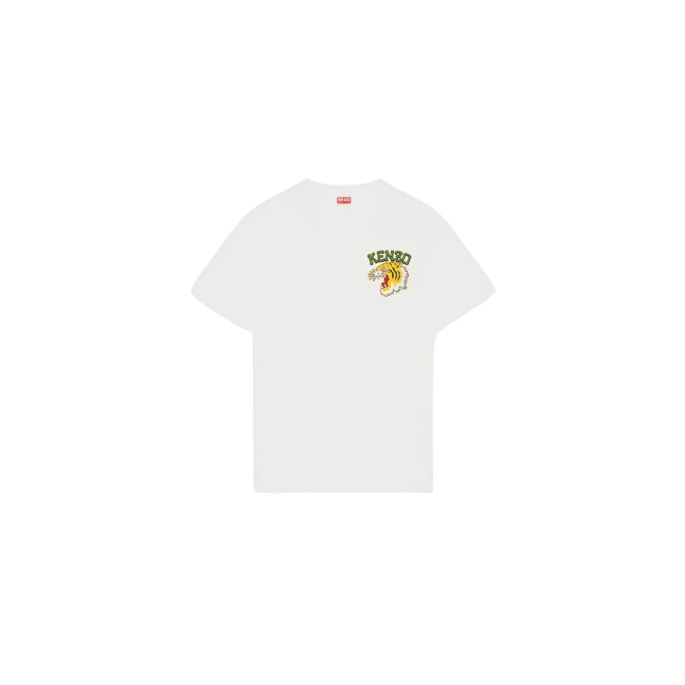 Kenzo Varsity Jungle Tiger T-shirt Beige Heren