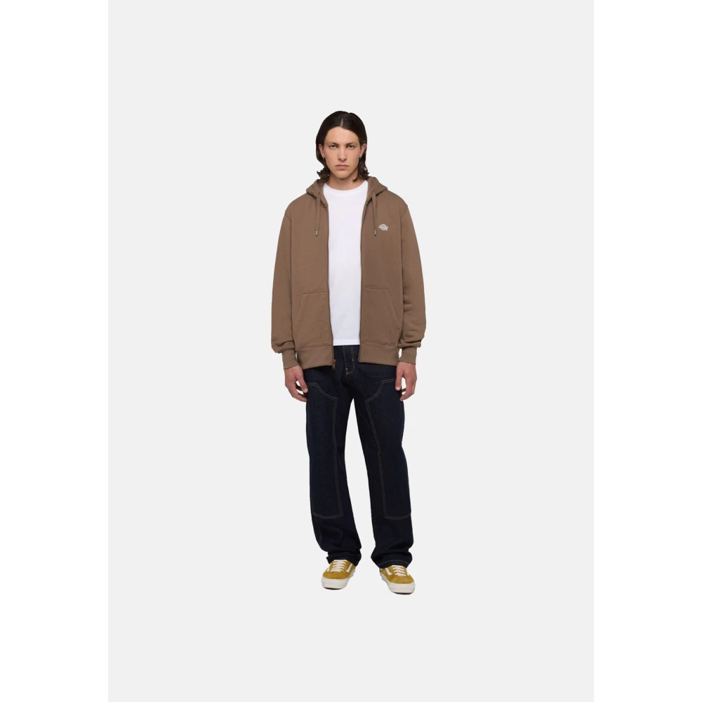 Dickies Stijlvolle Sweatshirt voor een Trendy Look Brown Heren