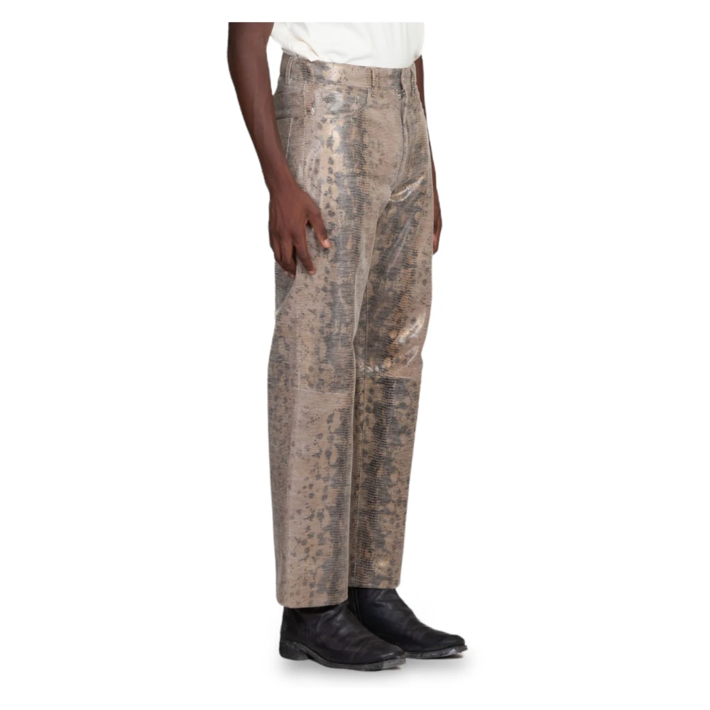 Sunflower Slangenprint AOP Broek Beige Heren