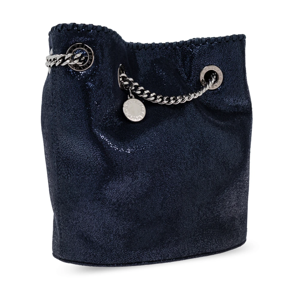 Stella Mccartney Eco Shiny schoudertas Blue Dames
