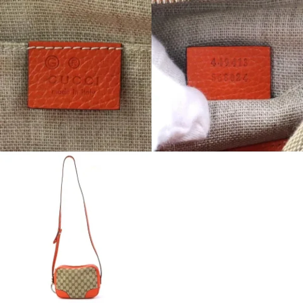 Gucci Vintage Pre-owned Leather gucci-bags Brown Dames