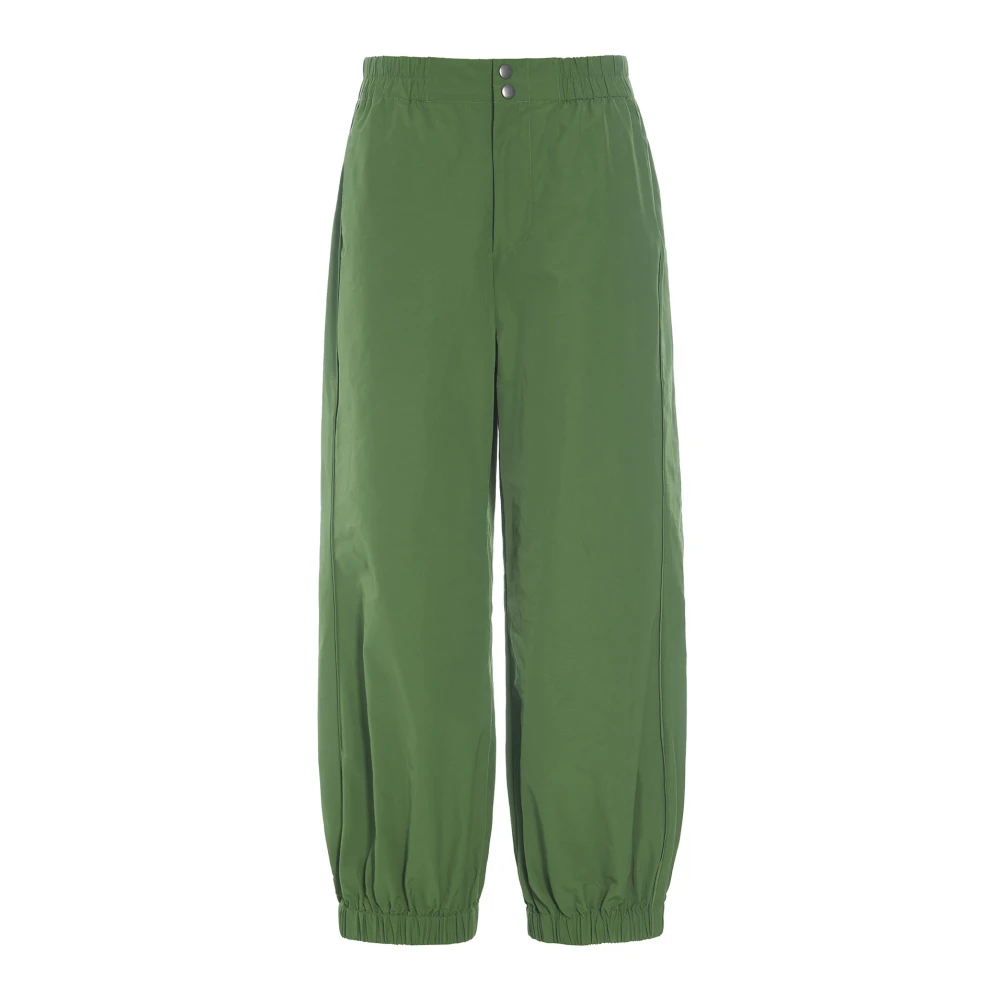 Bitte Kai Rand Poplin Treetop Broek Loose Fit Green Dames