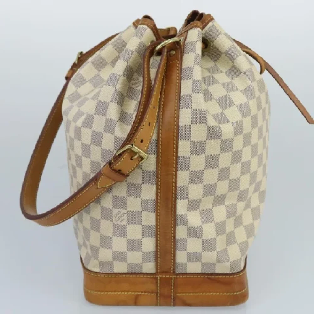 Louis Vuitton Vintage Pre-owned Canvas shoulder-bags White Dames