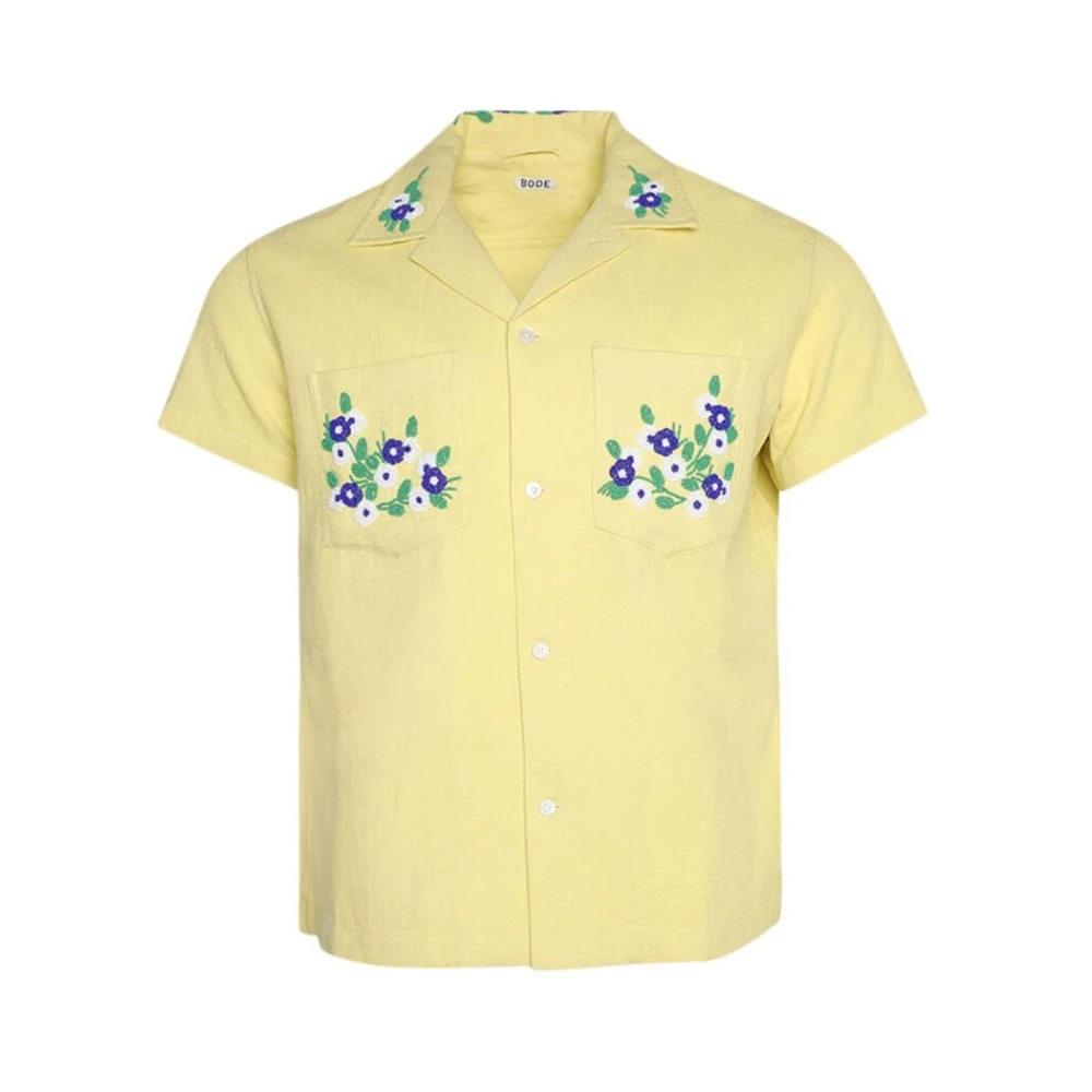 Bode Gele Shirt Mrs24Sh016 Yellow Heren