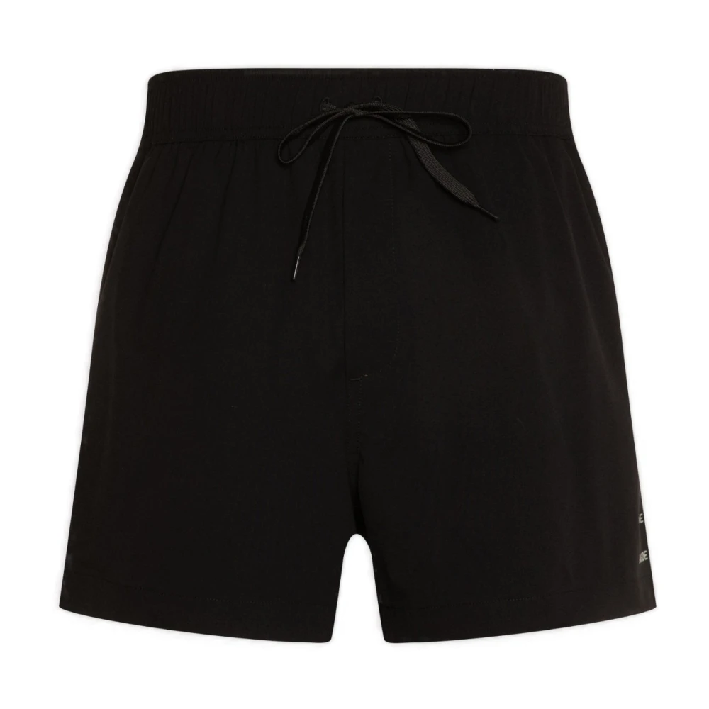 Samsøe Zwarte Shorts Regular Fit Elastische Taille Black Heren
