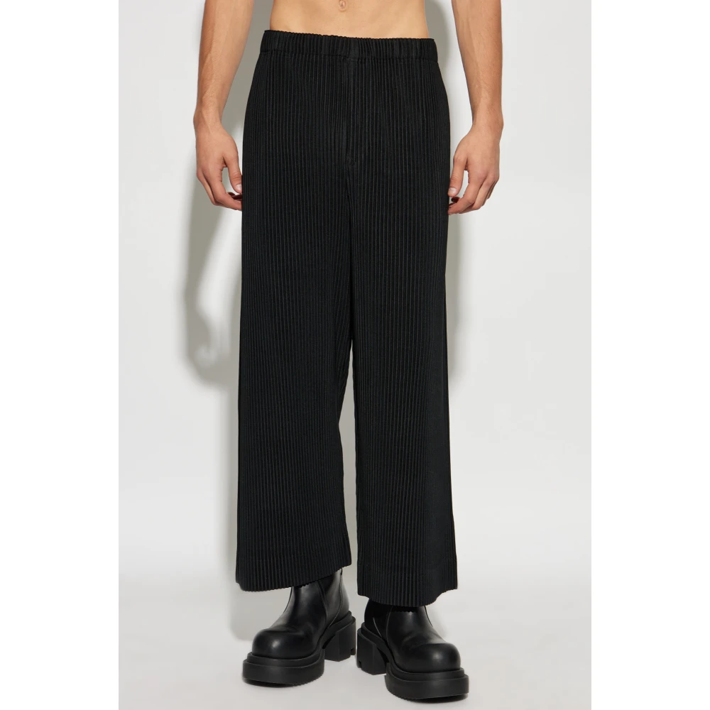 Issey Miyake Geplooide broek Black Heren