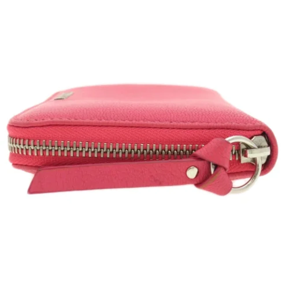 Jimmy Choo Pre-owned Leather wallets Pink Dames
