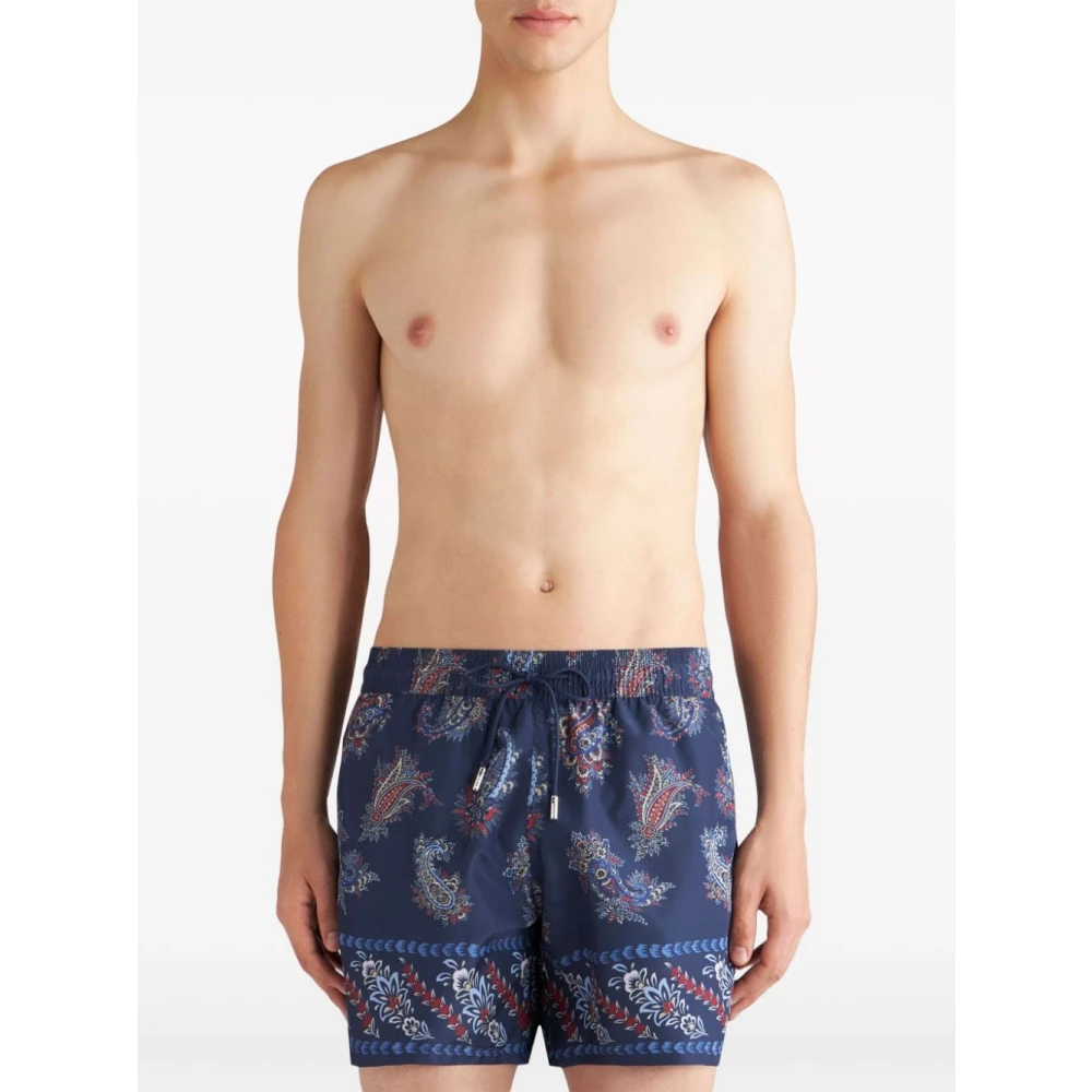 ETRO Beachwear Blue Heren