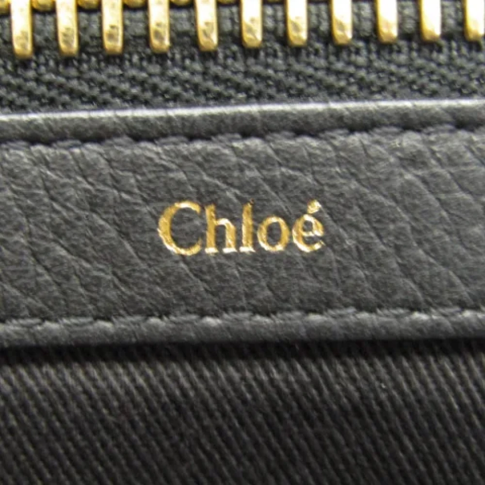 Chloé Pre-owned Leather totes Black Dames