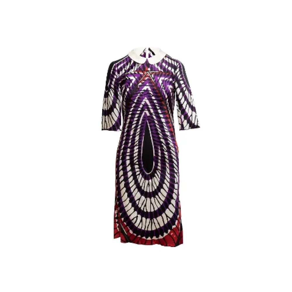 Miu Pre-owned Fabric dresses Purple Dames