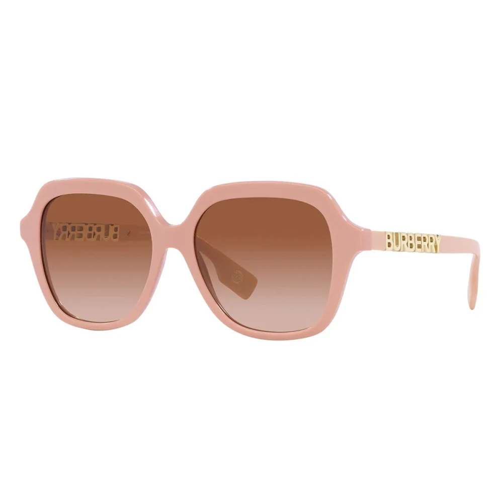 Burberry Unisex Pink Square Sunglasses Joni Brown Gradient - Sunglasses - 55 Mm - Accessories