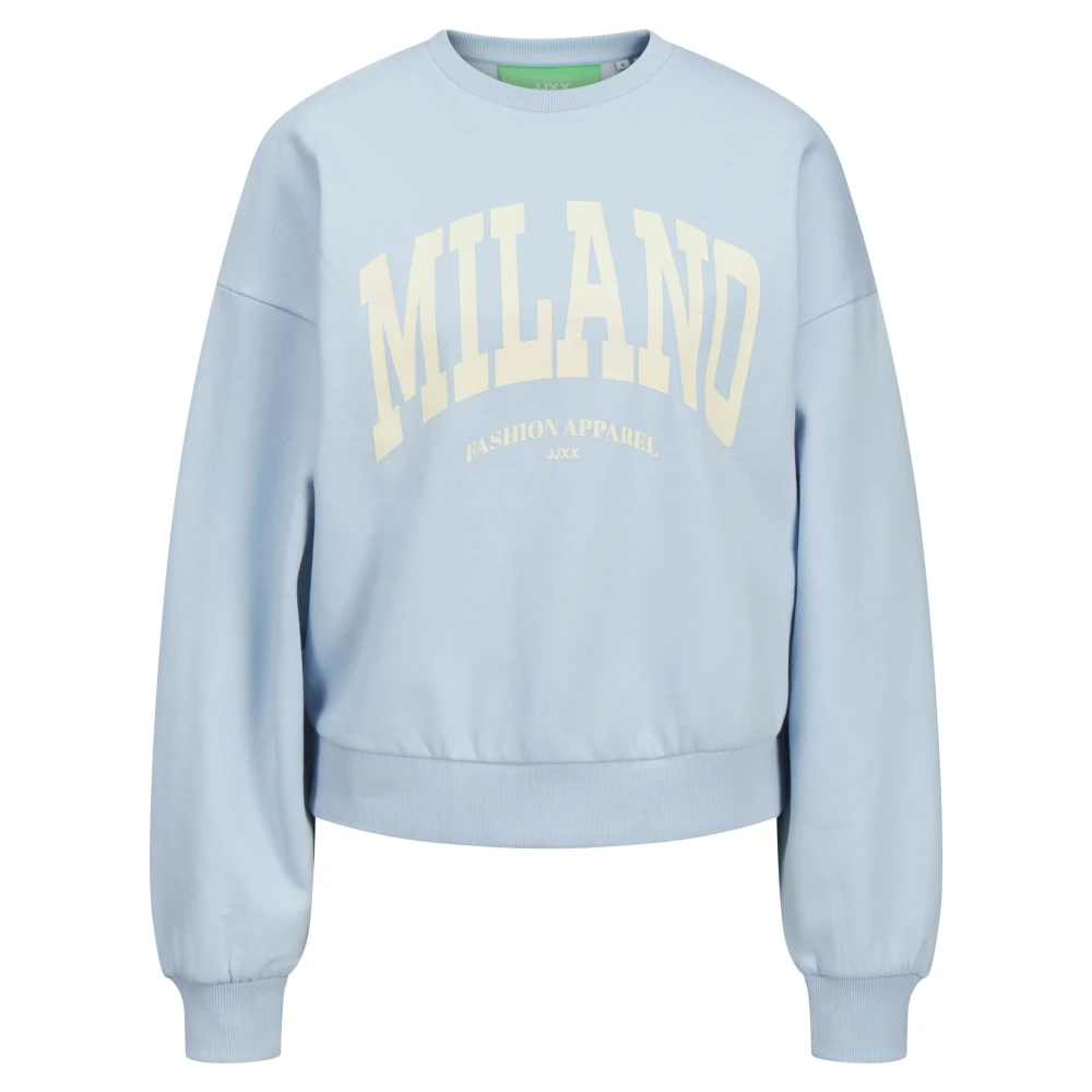 Jack & jones Merle Crew Sweatshirt Blauw Blue Dames