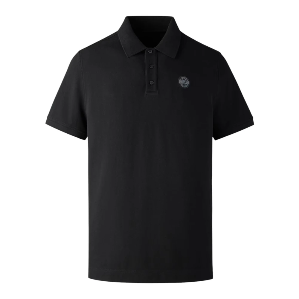 Canada Goose Men's Black Polo Shirts, Xl, Polo T-Shirts And Polos