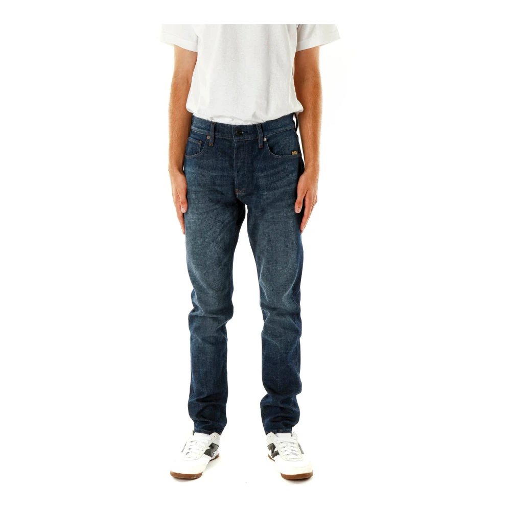 G-Star Slim Fit Mid Waist Jeans Blue Heren