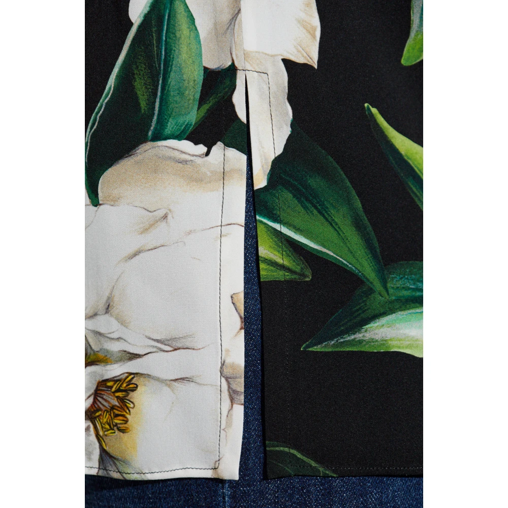 Dolce & Gabbana Top met bloemenmotief Multicolor Dames