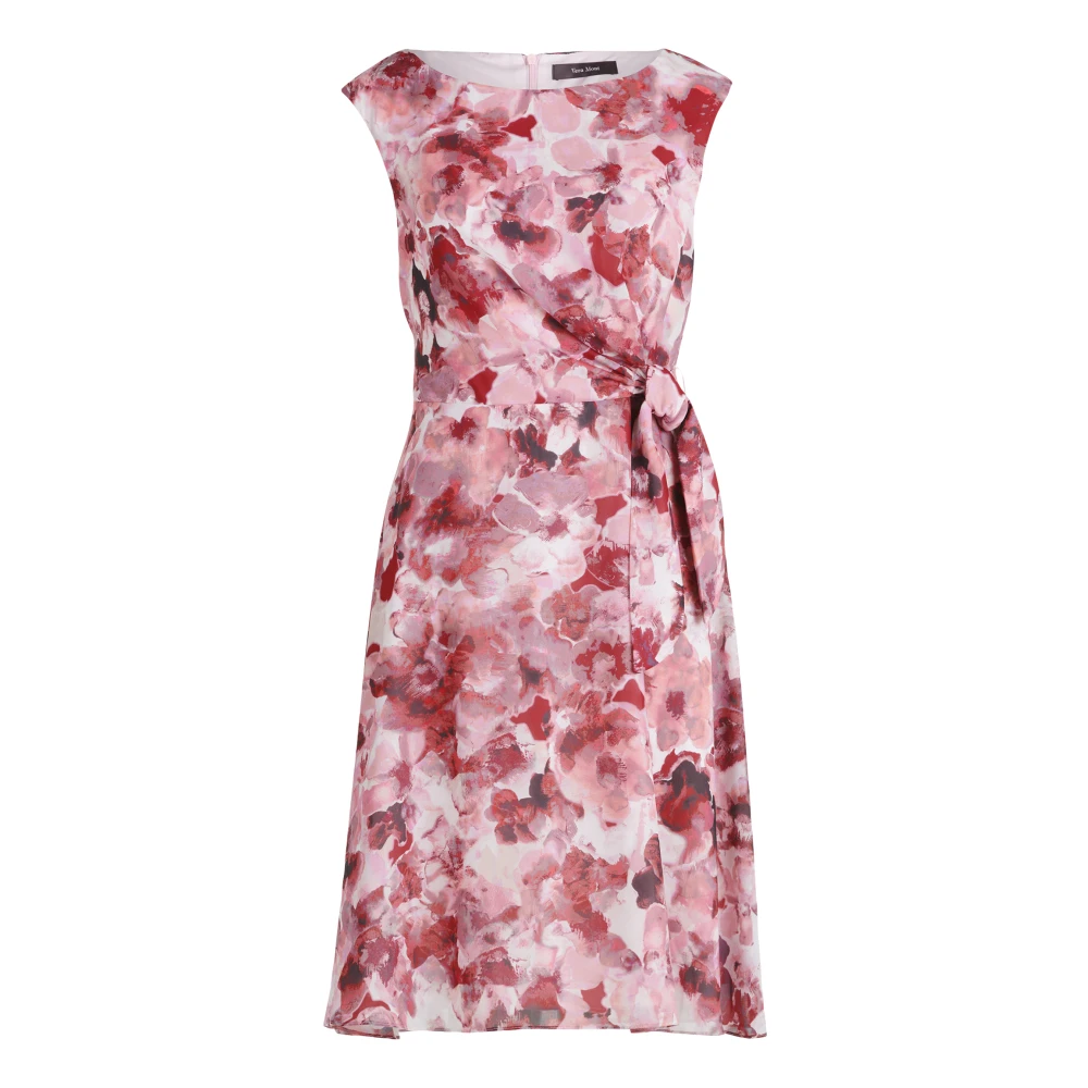 Vera Mont Chiffon Cocktailjurk met Riem Multicolor Dames