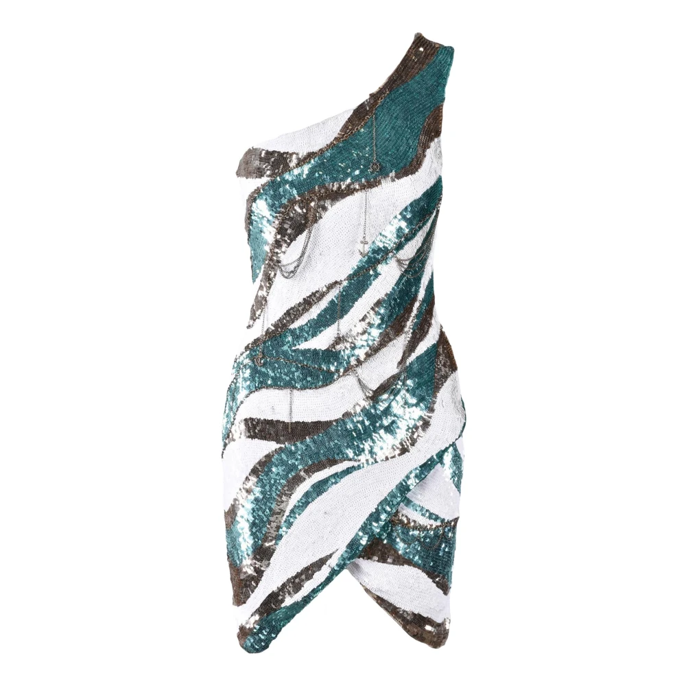 Elisabetta Franchi Elegante Jurk van Polyamide Multicolor Dames