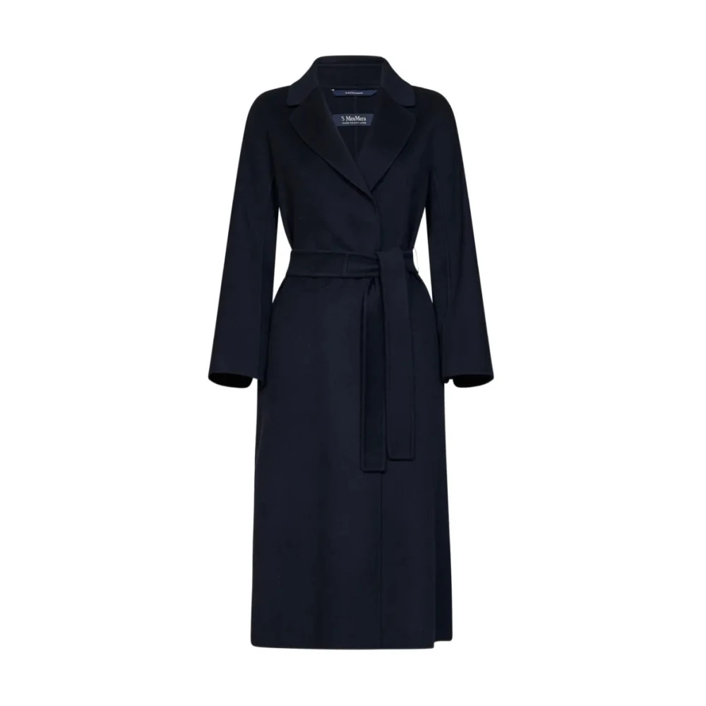Max Mara Esturia Coat - Female - Belted Coats - Blue - S - Coats
