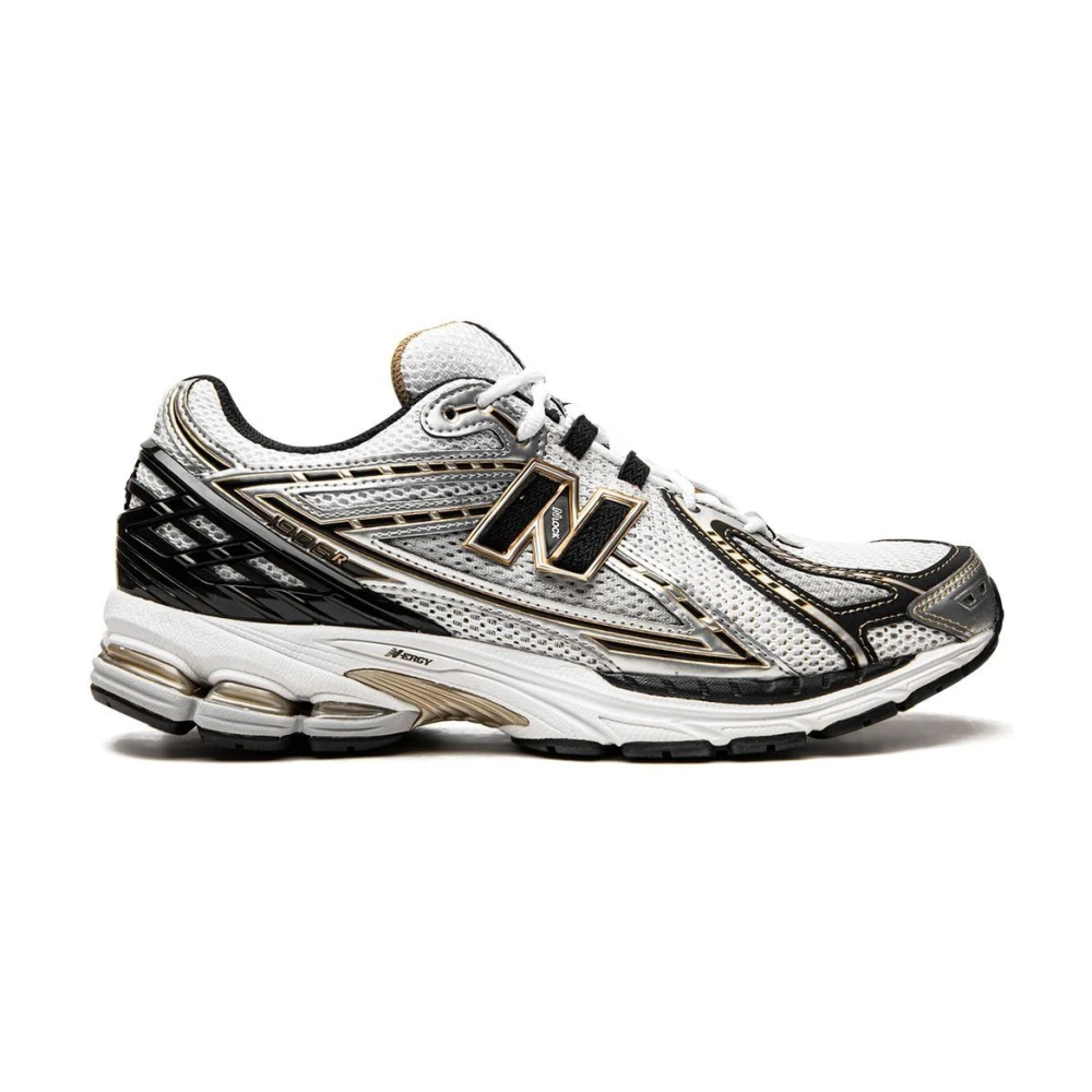 New Balance Men's Multicolor Sneakers, 10 1/2 Uk, White/Gold Trainers