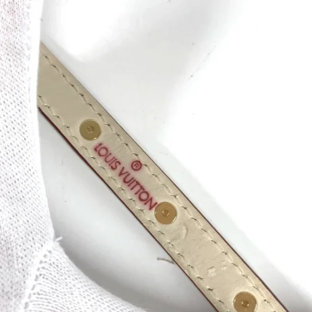 Louis Vuitton Vintage Pre-owned Leather belts Beige Dames
