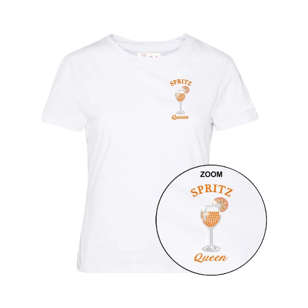 Mc2 Saint Barth Women's White T-Shirts, Xl, Emilie T-Shirt