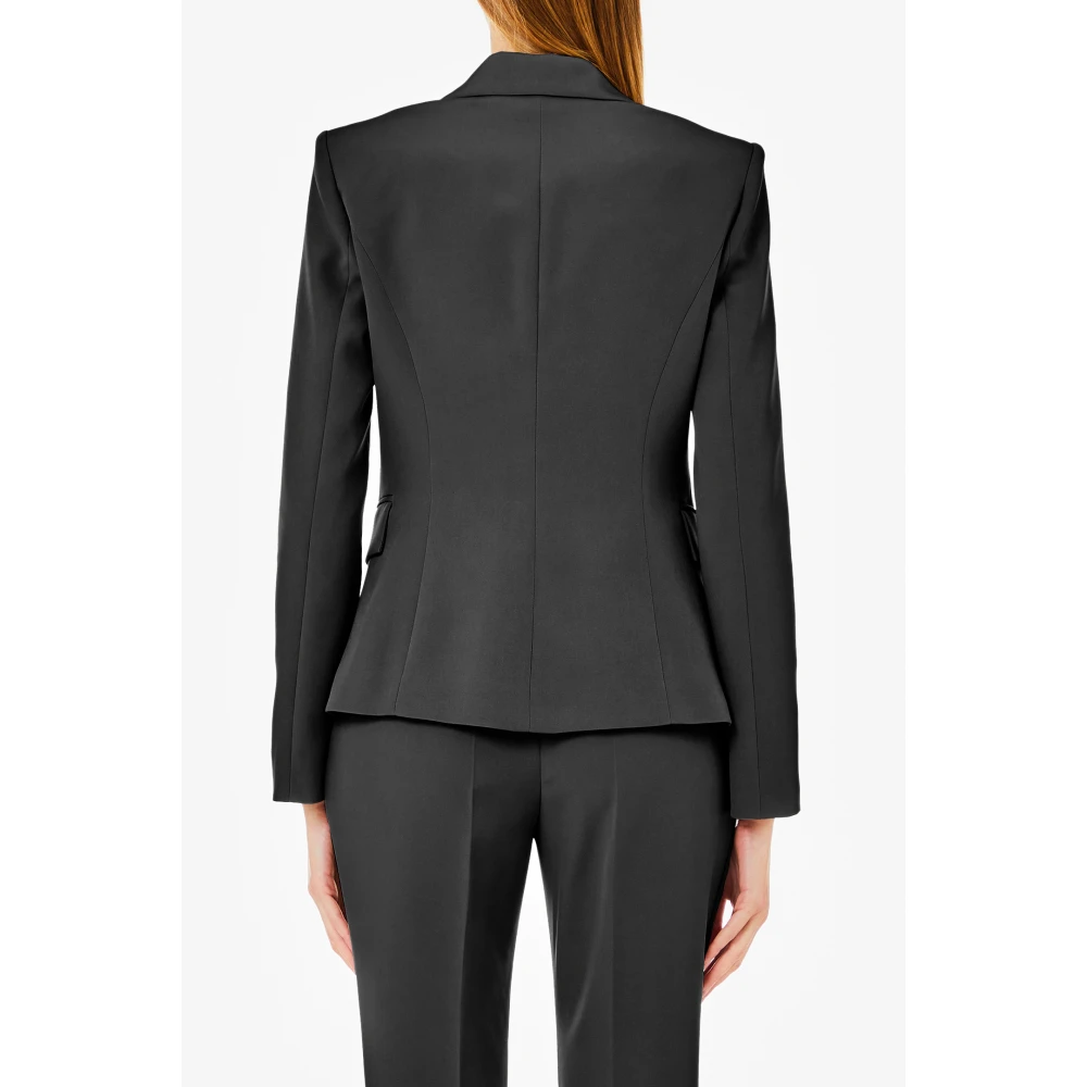 Liu Jo Blazer Jas Ongevoerd Black Dames