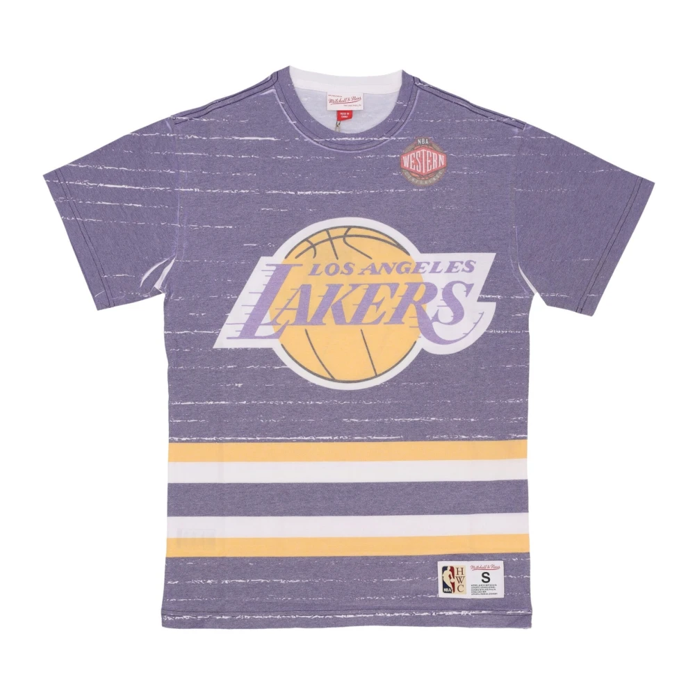 Mitchell & Ness NBA Jumbotron 3.0 Lakers Tee Multicolor Heren