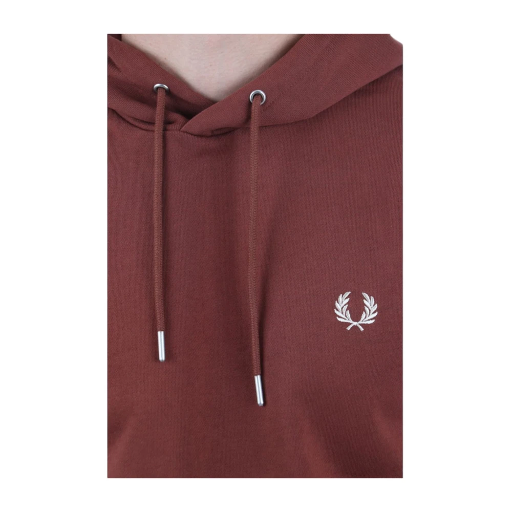 Fred Perry Stijlvolle Sweatshirt voor Mannen Brown Heren