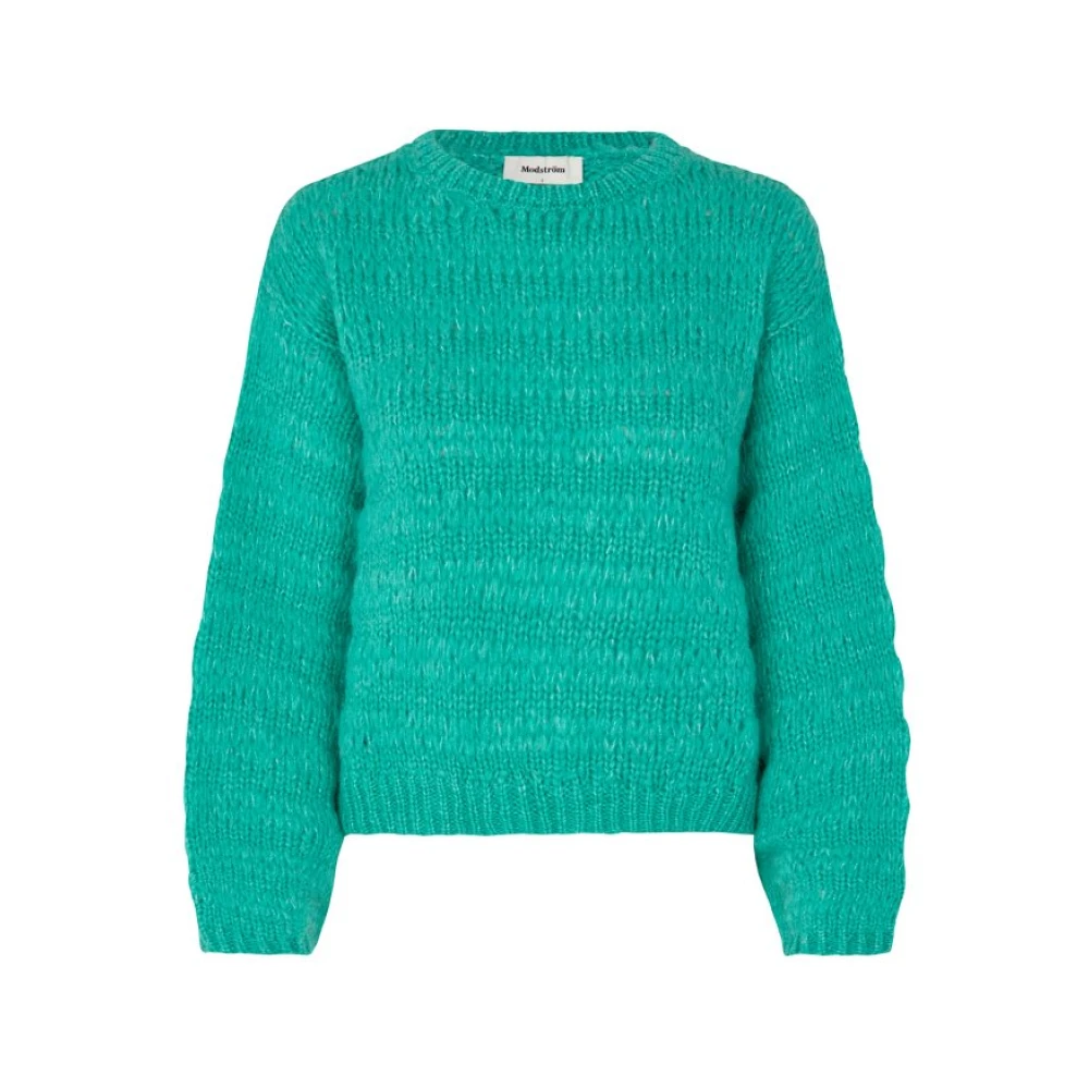 Modström Grover Chunky Knit Trui Green Dames