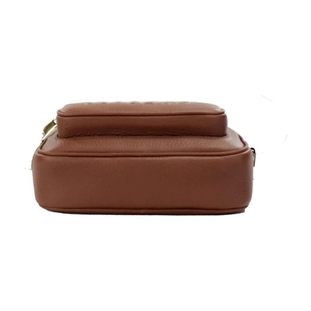 Burberry Leren cameratas met ritsvak Brown Dames