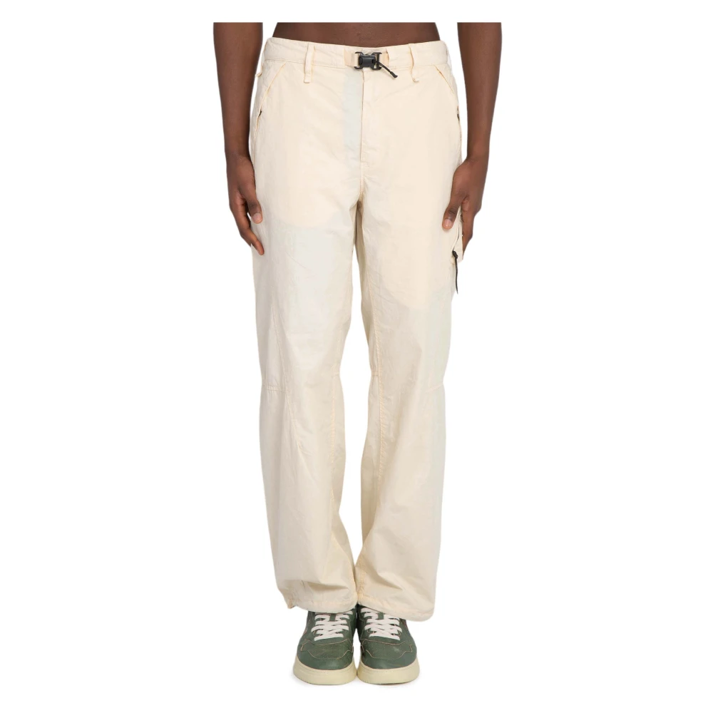 C.P. Company Losse Utility Broek in Micro Reps Beige Heren