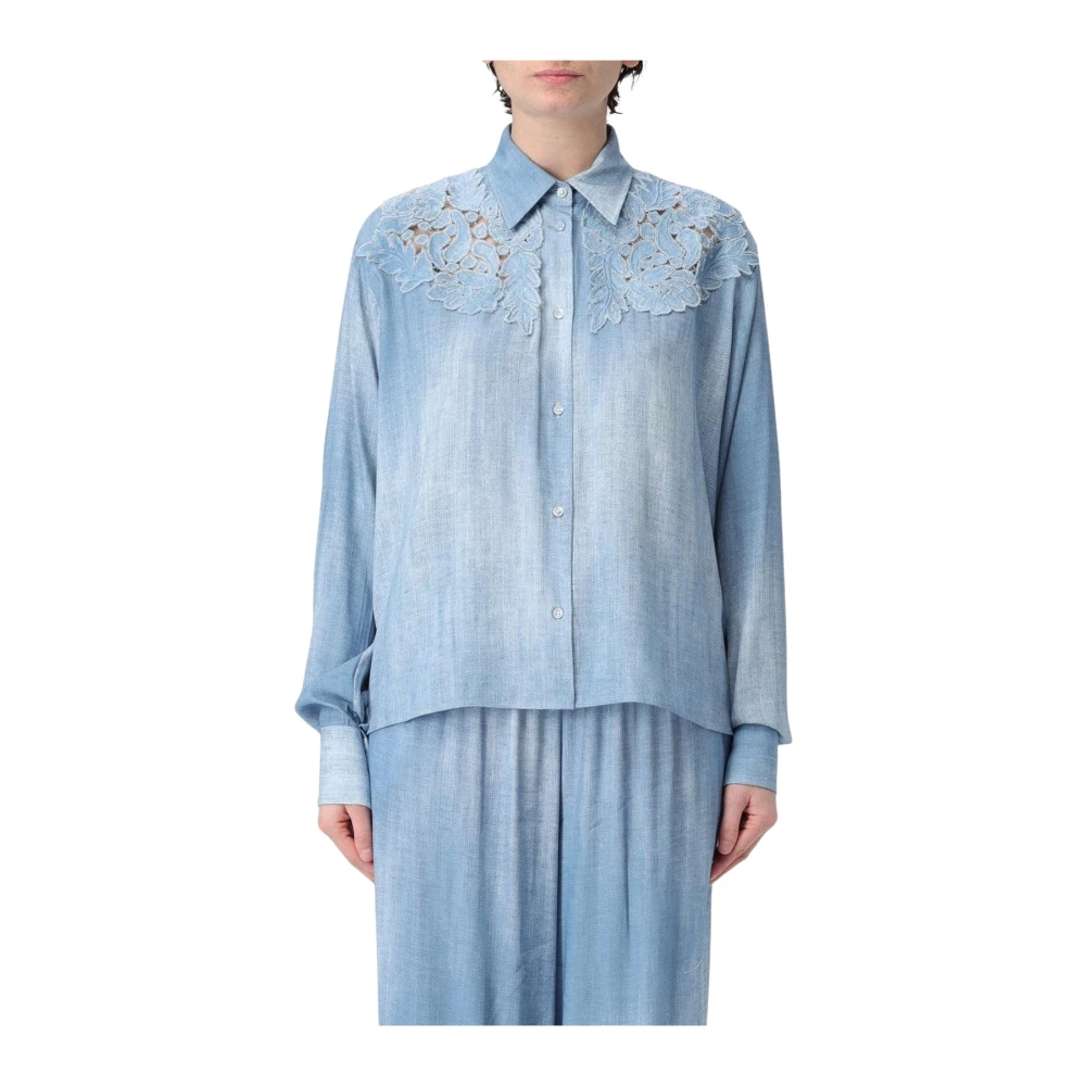 Blouses & Shirts > Denim Shirts - - Ermanno Scervino - Modalova