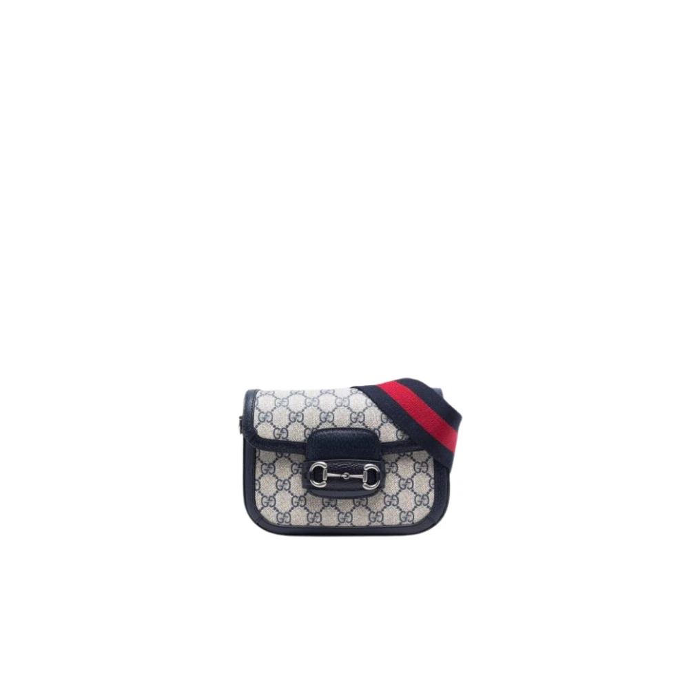 Gucci Horsebit 1955 Supreme Tas Blue Dames