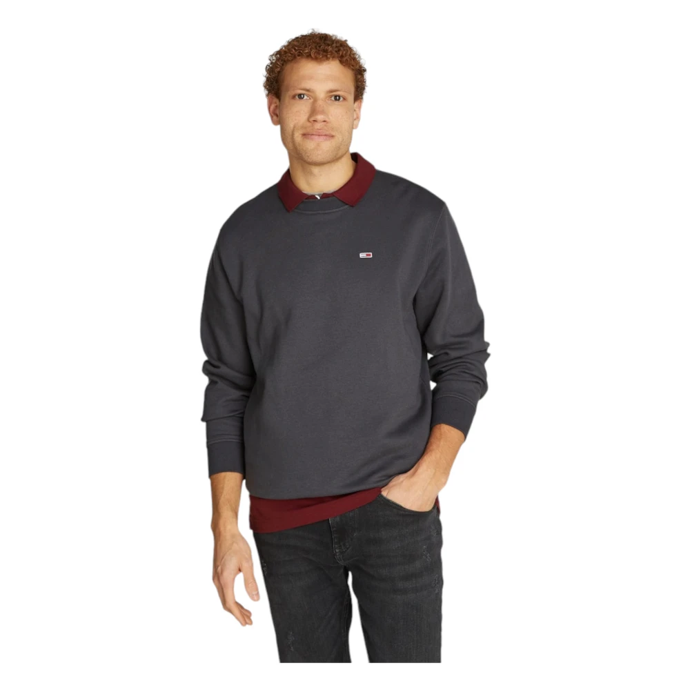 Tommy Jeans Crewneck Sweatshirt Gray Heren